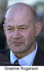 Graeme Rogerson has hinted he may be about to step down as owner Lloyd Williams&#39; trainer after the pair achieved their main goal by winning the Melbourne ... - graemerogerson
